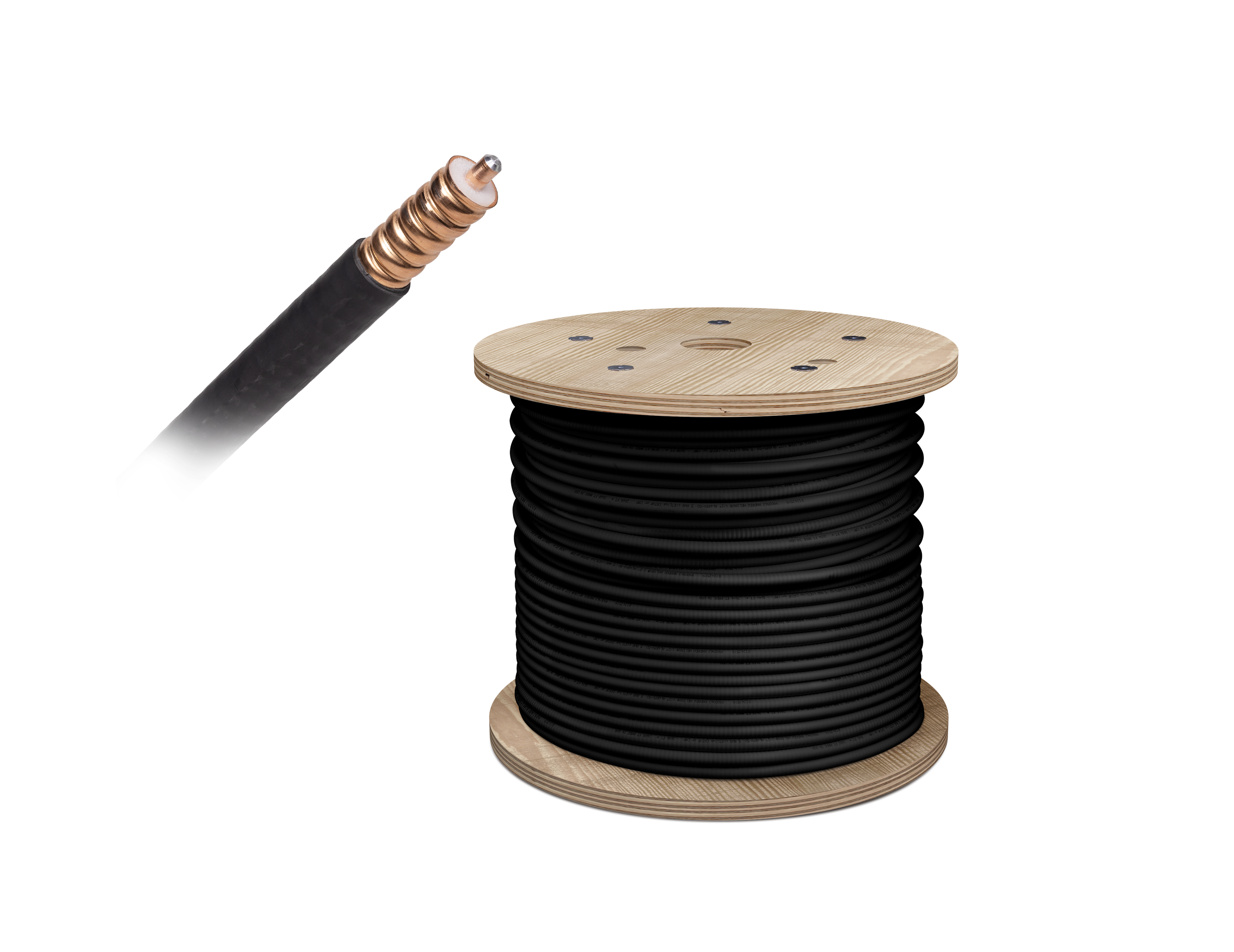 ½ in. coaxial cable
