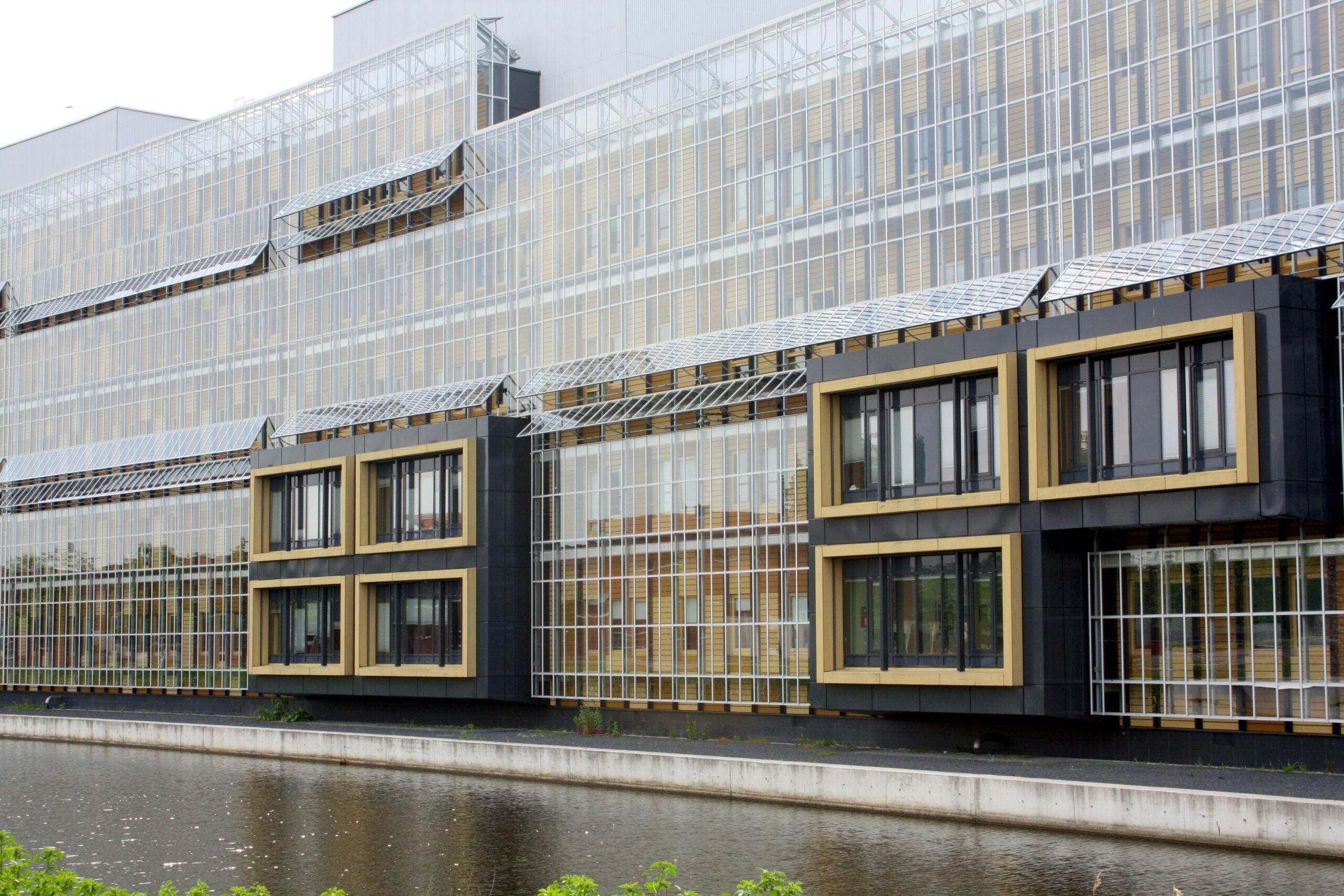 Back of the Martini Hospital in Groningen in the Netherlands